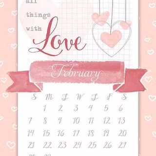 Desktop wallpaper calendar February 2017