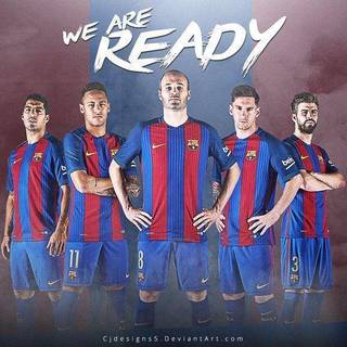 Fcb 2017 mobile wallpaper