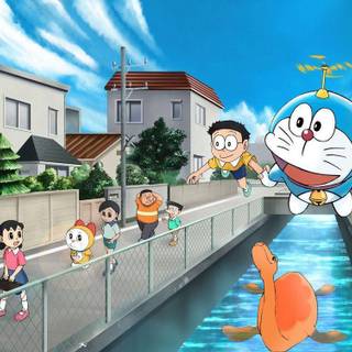 Doraemon 3D wallpaper 2017