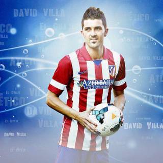 David Villa 2015 wallpaper HD