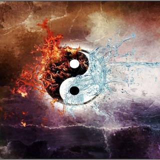 Yin yang wallpaper