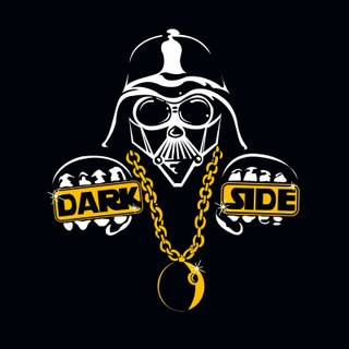 Dark side skull wallpaper