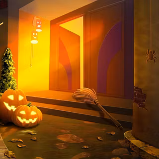 Minecraft Halloween wallpaper