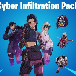 Cyber Pack Fortnite wallpaper