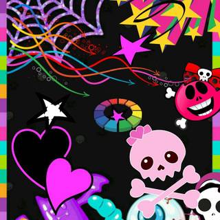 Emo Halloween wallpaper