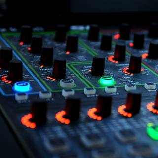 Audio mixer wallpaper
