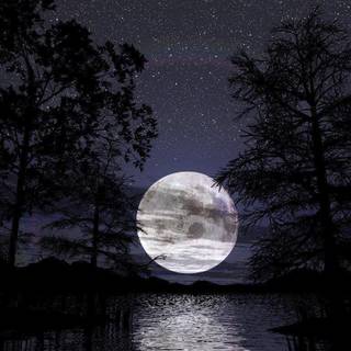 Moon full screen wallpaper