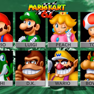 Mario Kart 64 wallpaper