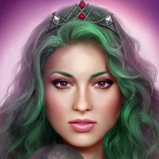 Women eyes purple wallpaper