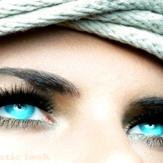 Women eyes blue wallpaper