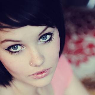 Women eyes blue wallpaper