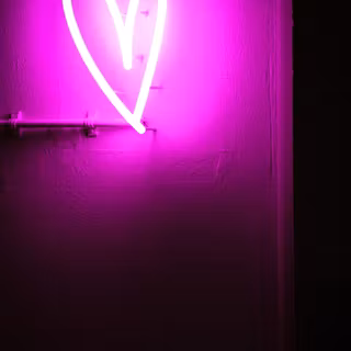 Aesthetic pink neon wallpaper