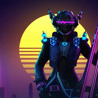 Cyborg robot aesthetic wallpaper