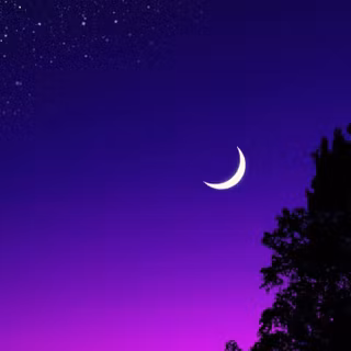 Purple sky aesthetic wallpaper