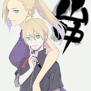 Ino and Sai wallpaper