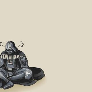 Luke Skywalker vs Darth Vader computer wallpaper