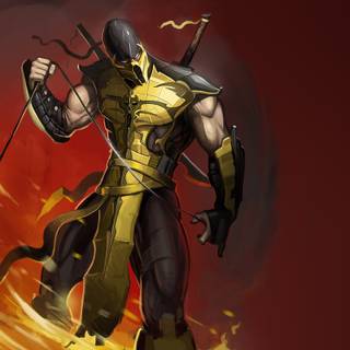 Mortal Kombat Ninjutsu Scorpion wallpaper
