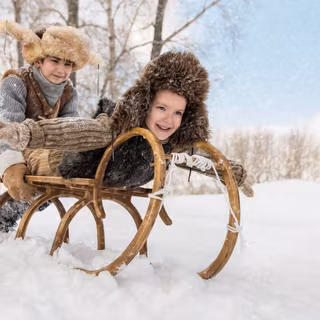 Winter boys wallpaper