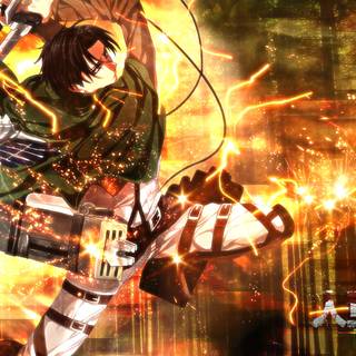 Shingeki no Kyojin Levi wallpaper