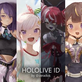 Hololive ID wallpaper