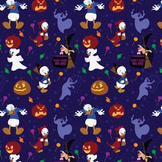 Cartoon pattern wallpaper