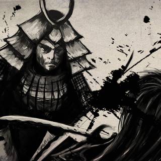 White samurai wallpaper