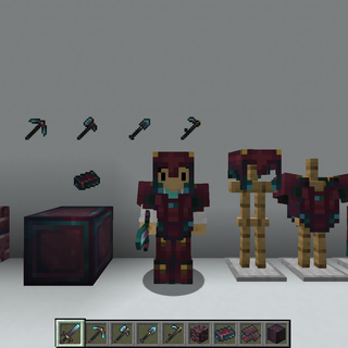 Minecraft Netherite Tool wallpaper