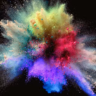 Paint explosion wallpaper