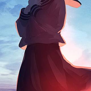 1080x2340 anime HD wallpaper