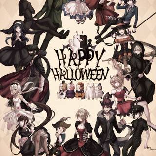 Danganronpa Halloween wallpaper