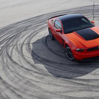 Mustang drift wallpaper