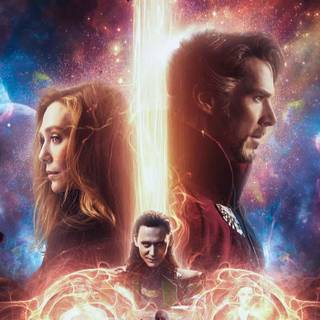 Loki Doctor Strange Scarlet Witch wallpaper