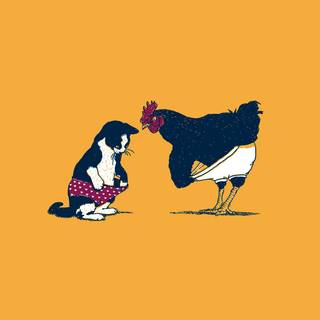 Cute chicken wallpaper