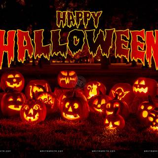 Happy Halloween sign wallpaper