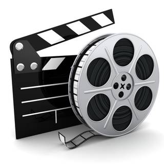 Movie reel wallpaper