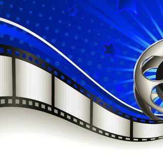 Movie reel wallpaper
