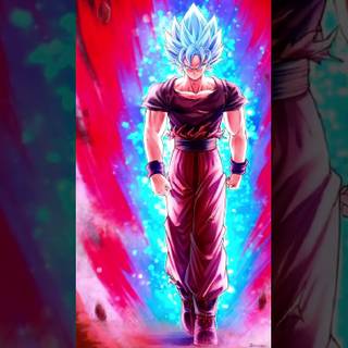 Goku Super Saiyan blue Kaioken wallpaper