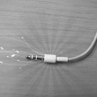 White tech wallpaper