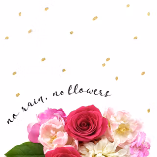 No Rain No Flowers wallpaper
