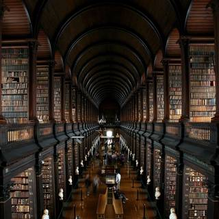 Library aesthetic wallpaper