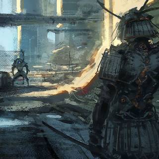 Epic samurai wallpaper