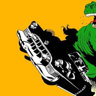 Cadillacs and Dinosaurs wallpaper