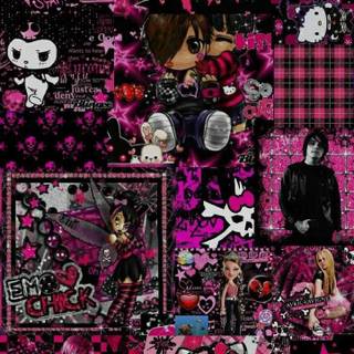 Emo Hello Kitty wallpaper