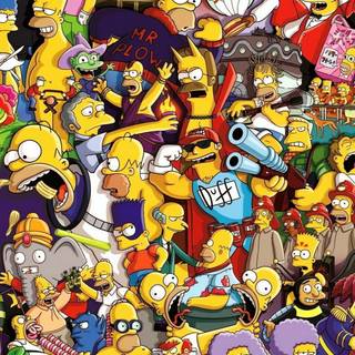 The Simpsons phone wallpaper
