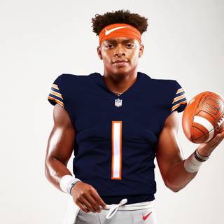 Justin Fields Chicago Bears wallpaper