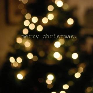 Christmas light aesthetic wallpaper