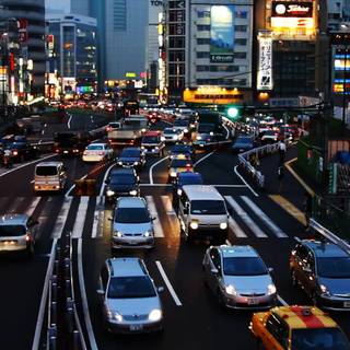 Traffic jam wallpaper