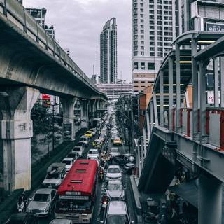 Traffic jam wallpaper