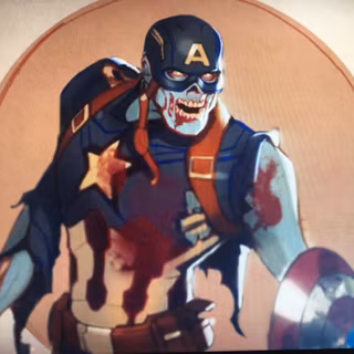 Zombie Captain America wallpaper
