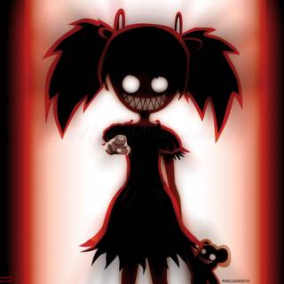 Spooky anime wallpaper